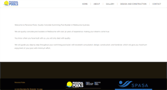 Desktop Screenshot of personalpools.com.au